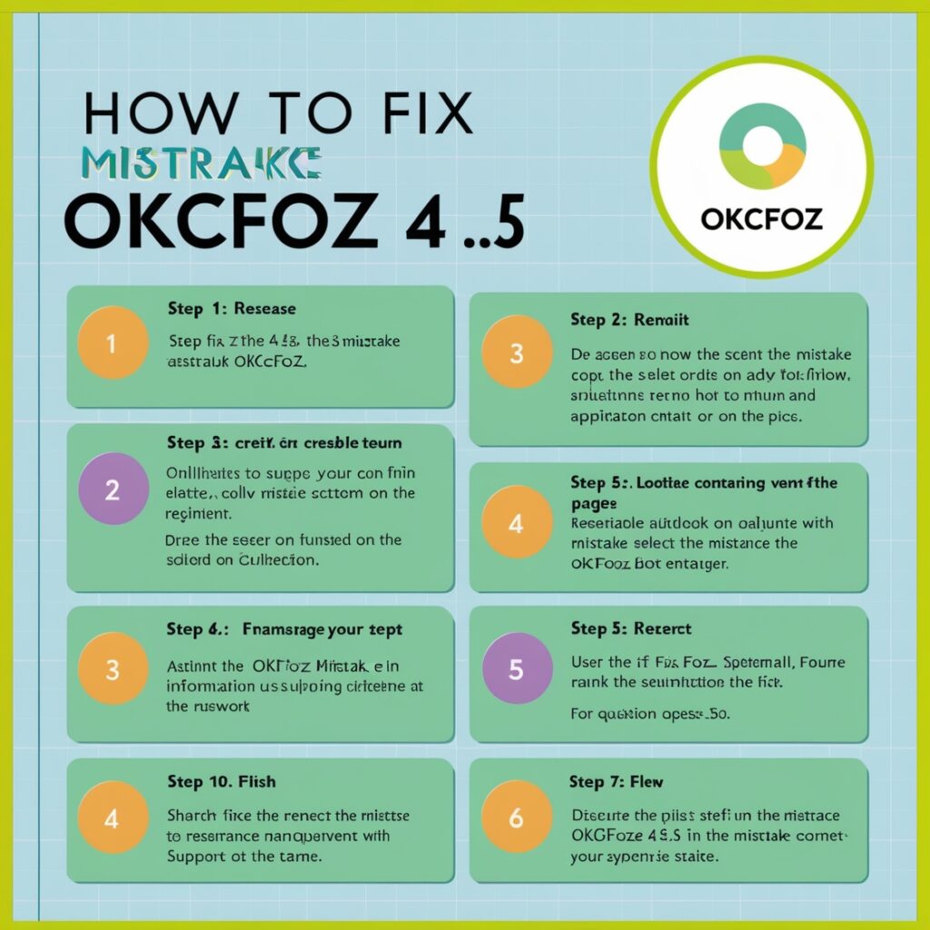 Fix Codes Mistake Okcfoz 4.5 - Simple Arrangements And Guide